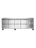 Refrigerated counter with 8 drawers, convection, 223x70