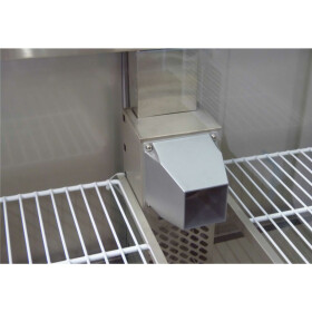 Saladette/preparation table 3 doors, under-counter refrigeration, 137x70