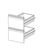 Skyrainbow Schubladenblock für Kühltische THP - Serie 700