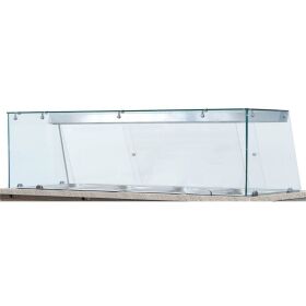 Glass top short, clear glass, straight complete for THSAI188