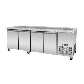 SNACK-Line, cold counter, 6x GN1/1, granite pink-grey,...