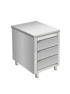 Stainless steel work cabinet, 50 x 60