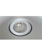 Stainless steel sink center, one bowl right, 140 x 70