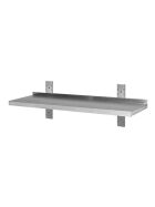 Wall shelf, stainless steel reinforced, 1 shelf, 120x40