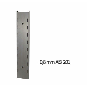 Stainless steel wall shelf, 1 shelf, 150x40