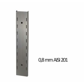 Stainless steel wall shelf, 1 shelf, 200x40