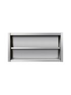 Stainless steel wall cabinet, 180 x 40, without door