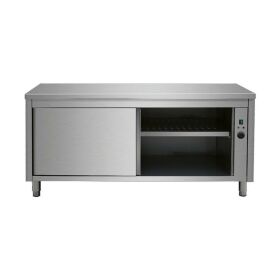 Stainless steel heating cabinet, 100 x 70