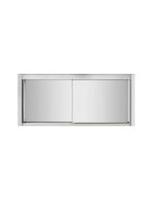 Stainless steel wall cabinet, 120 x 40, with door