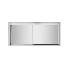 Stainless steel wall cabinet, 160 x 40, with door