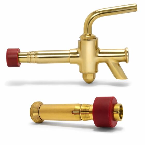 Brass tap fitting "Rhineland" with air valve / tap version