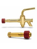 Brass tap fitting "Rhineland" with air valve / tap version
