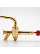 Brass tap fitting "Rhineland" with air valve / tap version
