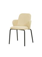 Paddy Stapelstuhl mit Bezug – Beige