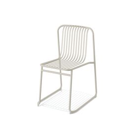 Throne Metalldraht-Stuhl stapelbar – Beige