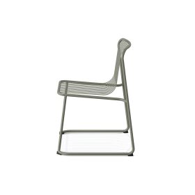 Throne Metalldraht-Stuhl stapelbar – Grün