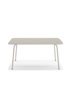 Shine Gartentisch Stahl rechteckig – Beige