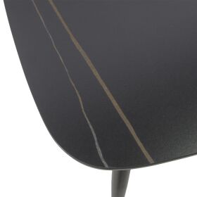 Pedro Terrassentisch – Wenge-Schwarz Ceramic