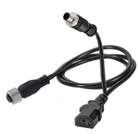 Y- Kabel von Netzteil zu M-12 Buchse und M 12 Stecker