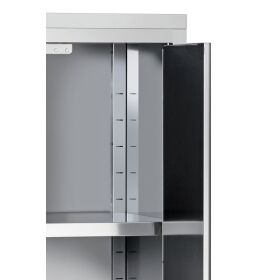 Hochschrank 700, B1000, 2FT, CNS von Bartscher