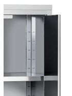 Hochschrank 700, B1000, 2FT, CNS von Bartscher