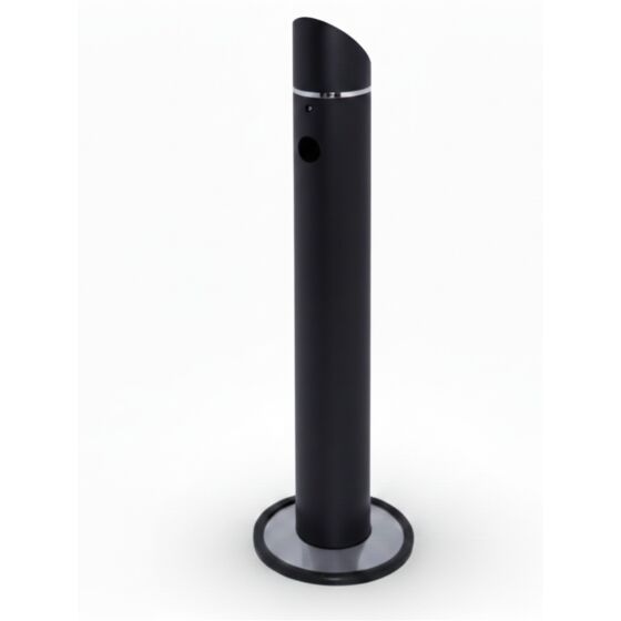 Schanksäule Black Tower 1-leitig mit Zierflansch Bsp. für BK160 / Bierkühlschrank 50l