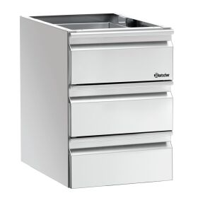 Schubladenblock 3x1/1GN von Bartscher