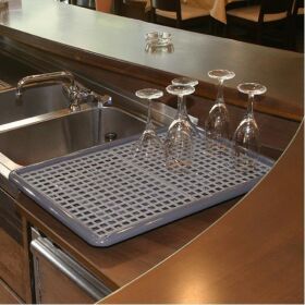 Abtropfwanne mit 1 Abtropfmatte - 47 X 37 cm - Made in Germany