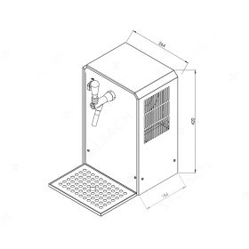 Trockenkühlgerät Craft Beer 1 leitig 18l/h