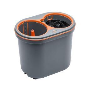 SPÜLBOY NU® grau/orange Gläserspüler  mit Easy Clix® Vorführgerät