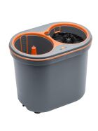 SPÜLBOY NU® grau/orange Gläserspüler  mit Easy Clix® Vorführgerät