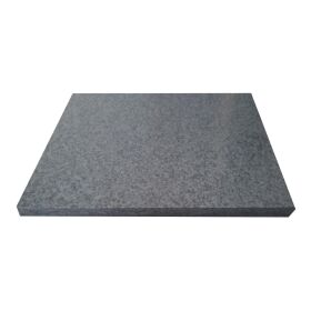 Folding counter with LED backlit display & print, 1.5 m PE granite