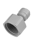 Quooker screw-in adapter for pressure reducer – 1/2" male thread to 1/4" (6.35 mm) hose