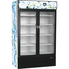 Glass door refrigerator HL 1000 GL - Esta