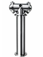 Beer Tower "Mr. T" Chrome 1 leitig mit Kompensatorschankhahn