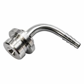 50 x  gebogen 4mm Bierschlauchtülle