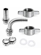 6.7mm 8 piece beer hose nozzle set