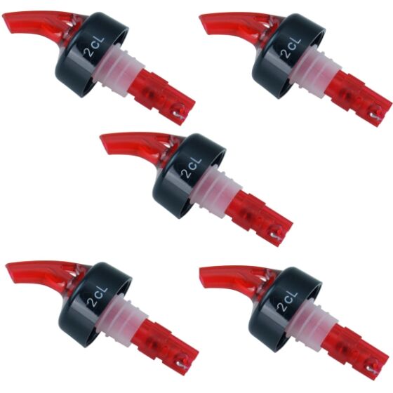 2 cl portioner in red