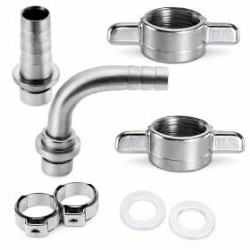 CO² 7mm 8-piece CO² hose nozzle set