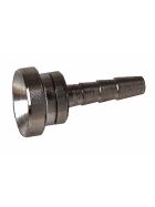 Nozzle for NC couplings on 4 mm (8 mm outside) beer hose