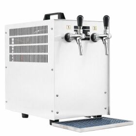 Zapfanlage Trockenkühler 1-leitig Edelstahl 60 L/h Bierkoffer in silber (standard) , schwarz oder weiß