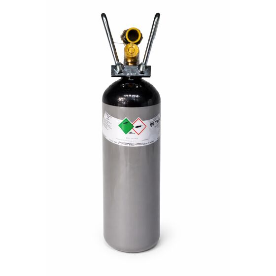 Nitrogen bottle with filling