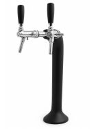 Black Cobra dispensing column, 1, 2, or 3 lines, without taps