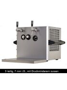 Selbach dry cooler dispensing system with integrated pressure reducer, 2-line, 138/lh, without tap