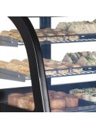Tefcold Kühlvitrine Tischmodell 2 Schiebetüren aus Glas | LCT900C/BLACK