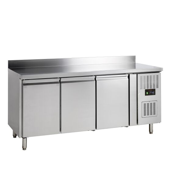Tefcold Thekenkühlschrank, GN 1/1 3 Selbstschließende Drehtüren | GC73