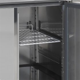 Tefcold Thekenkühlschrank, GN 1/1 3 Selbstschließende Drehtüren | GC73