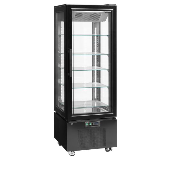 Tefcold Kühlvitrine (Gefriergerät)  1 Beheizte Dreh-Glastür | UPD400-F