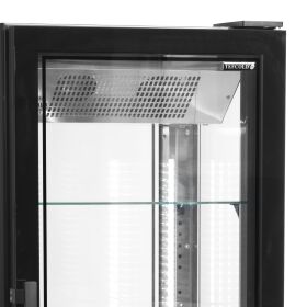 Tefcold Kühlvitrine (Gefriergerät)  1 Beheizte Dreh-Glastür | UPD400-F