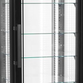 Tefcold Kühlvitrine (Gefriergerät)  1 Beheizte Dreh-Glastür | UPD400-F